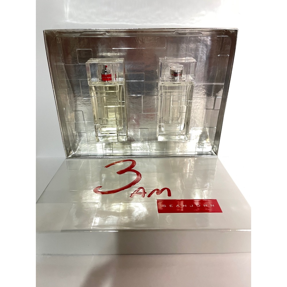 Sean John 3AM Mens Fragrance Gift Set 3.4oz EDT Spray and 3.4oz After Shave 2pc